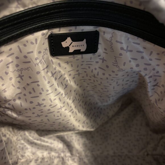 Radley London Dane Park Gray Black Medium Nylon Tote - Picture 8 of 10